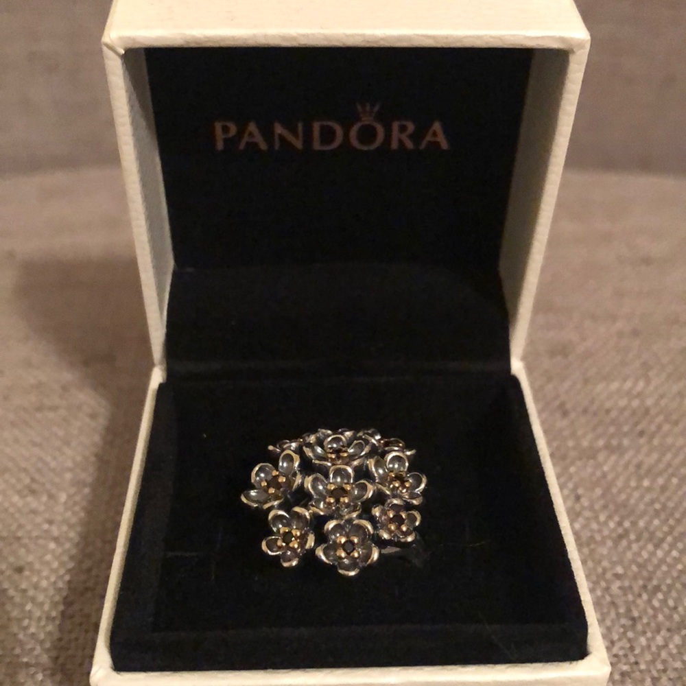 Authentic Pandora Forever Bloom ring